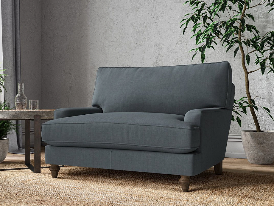 Marri Love Seat - Brera Linen Dusk