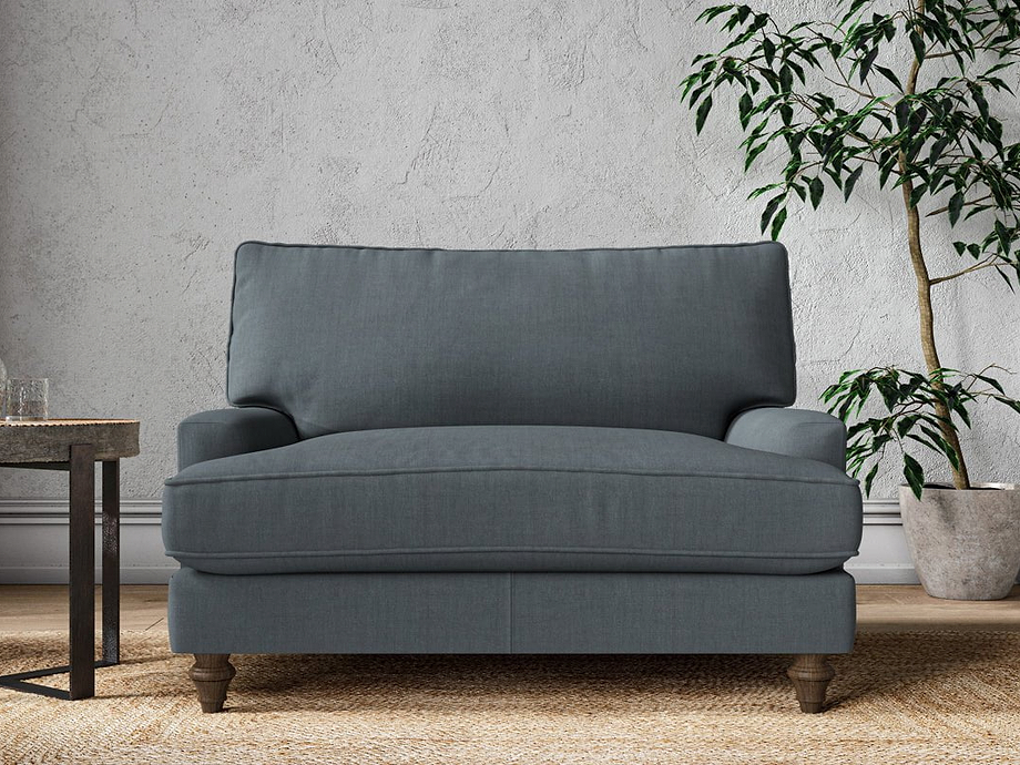 Marri Love Seat - Brera Linen Dusk