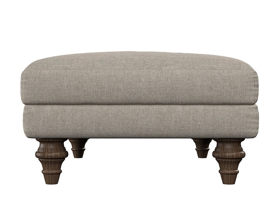 Marri Medium Footstool - Brera Linen Natural