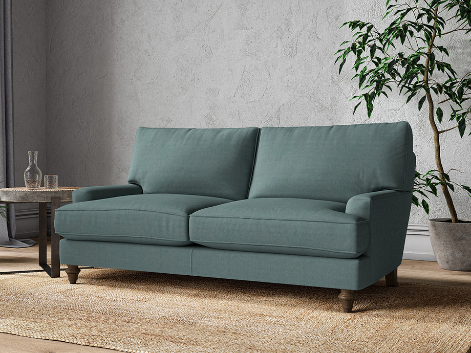 Marri Medium Sofa - Recycled Cotton Airforce