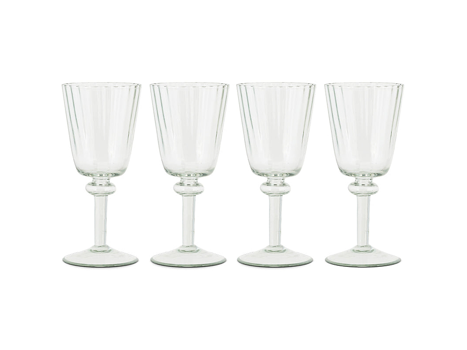 Minati Wine Glass - Clear - (Set of 4)