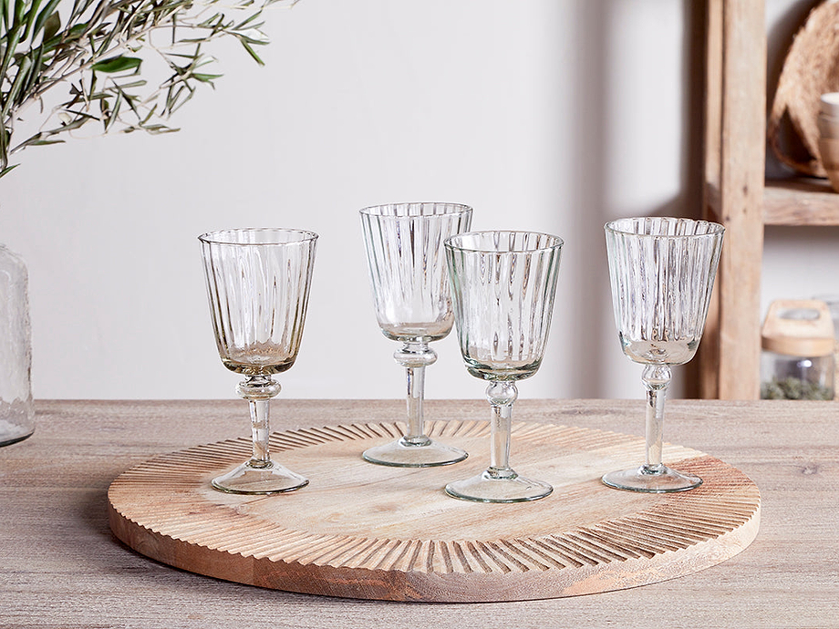 Minati Wine Glass - Clear - (Set of 4)