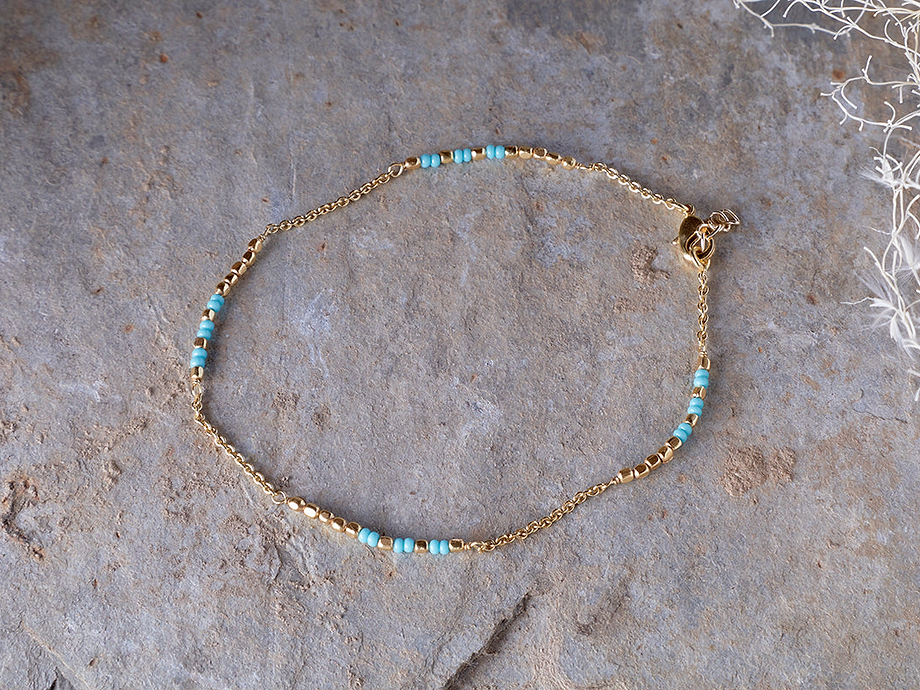 Mindra Anklet - Turquoise