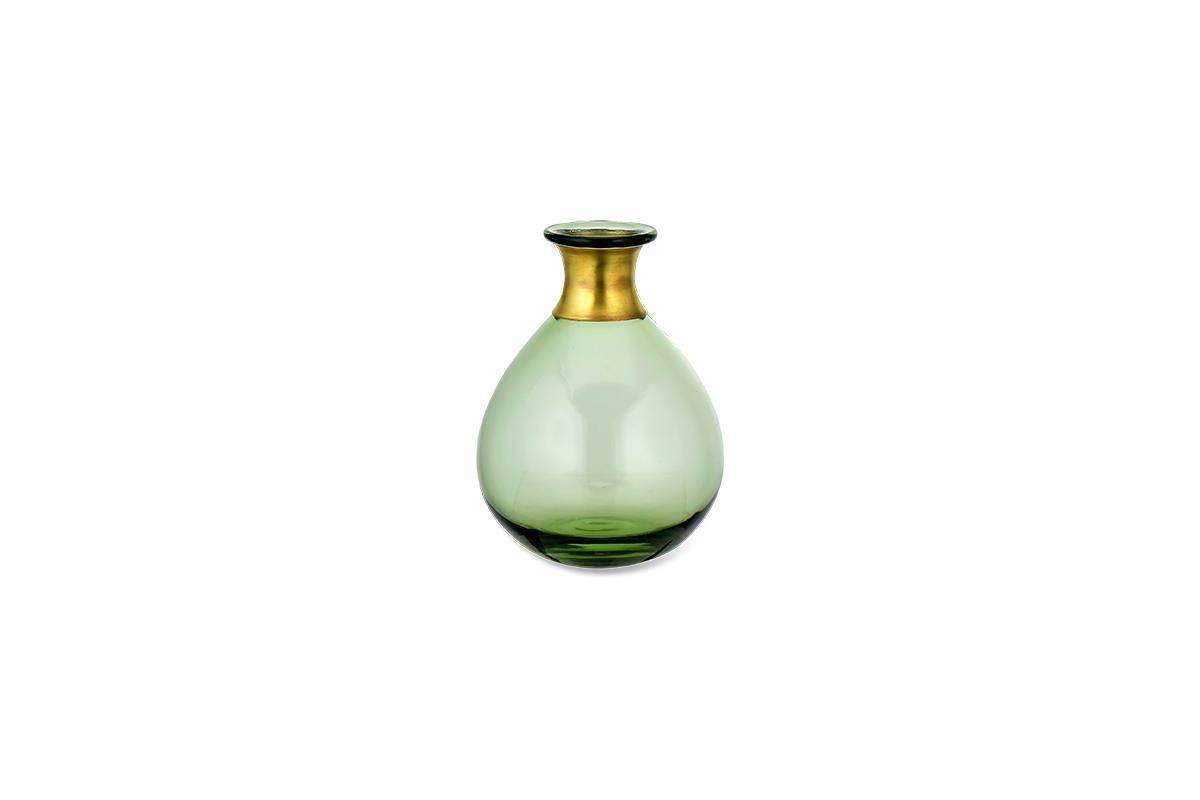 Miza Mini Glass Vase - Green