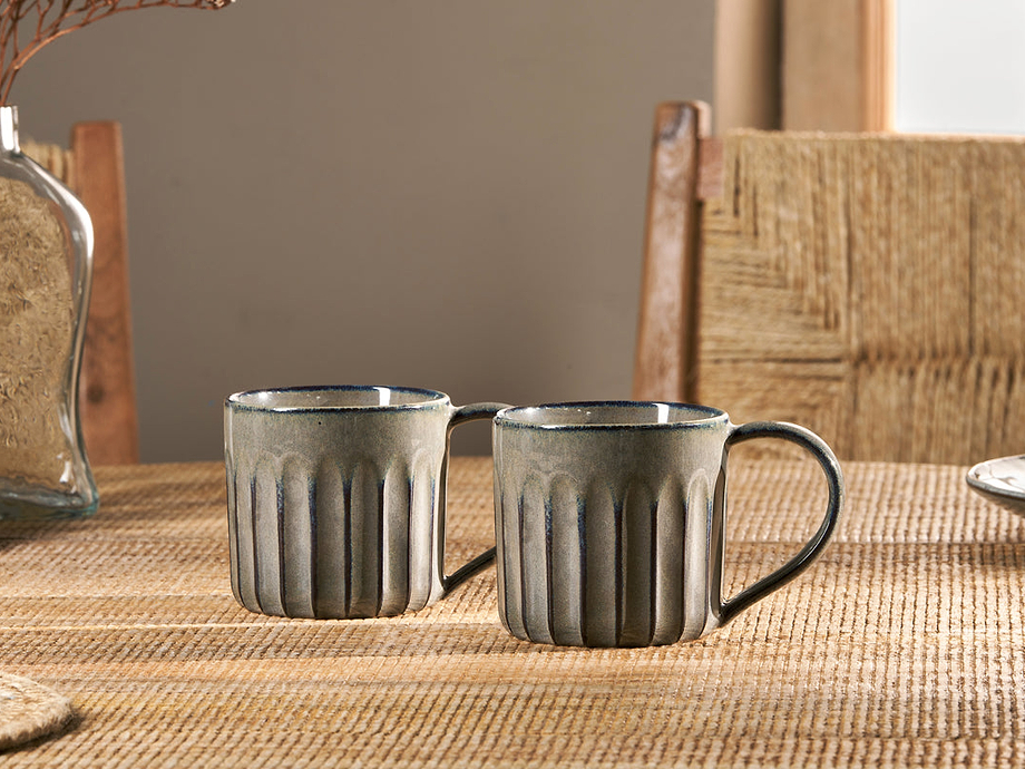 Moda Mug - Pewter (Set of 2)