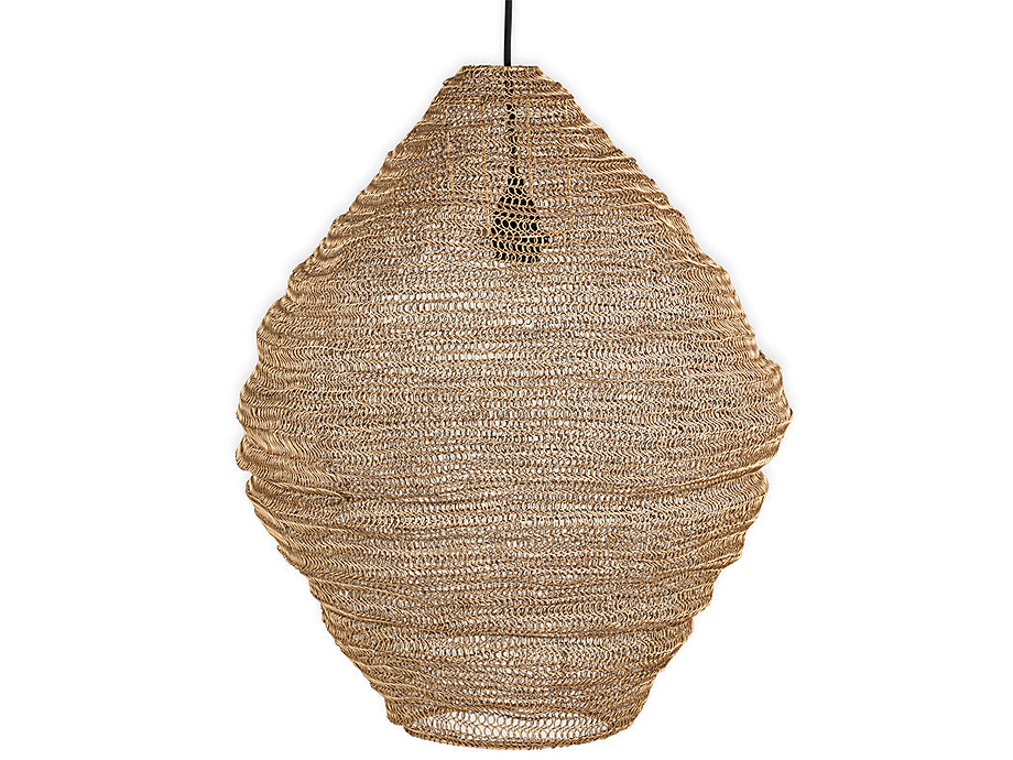 Mukuni Wire Lampshade - Brass - Large