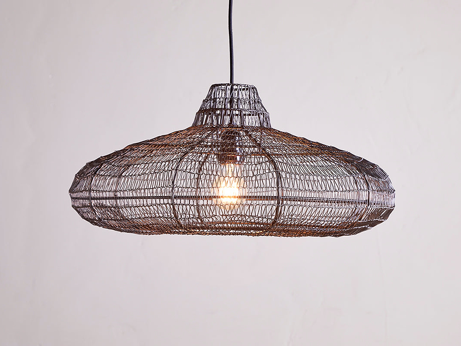 Mukuni Wire Lampshade - Bronze/Black