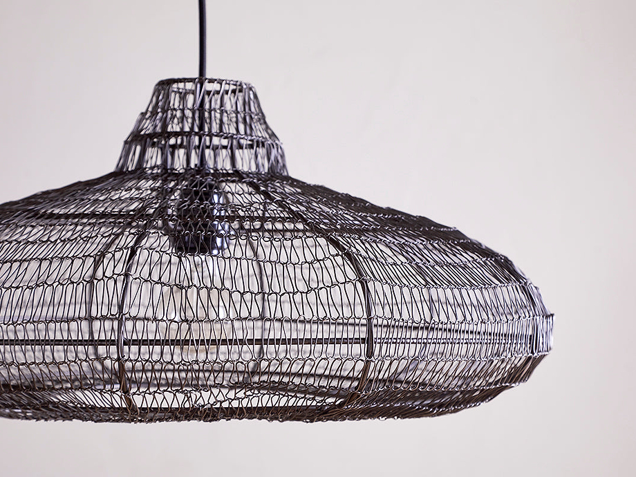 Mukuni Wire Lampshade - Bronze/Black