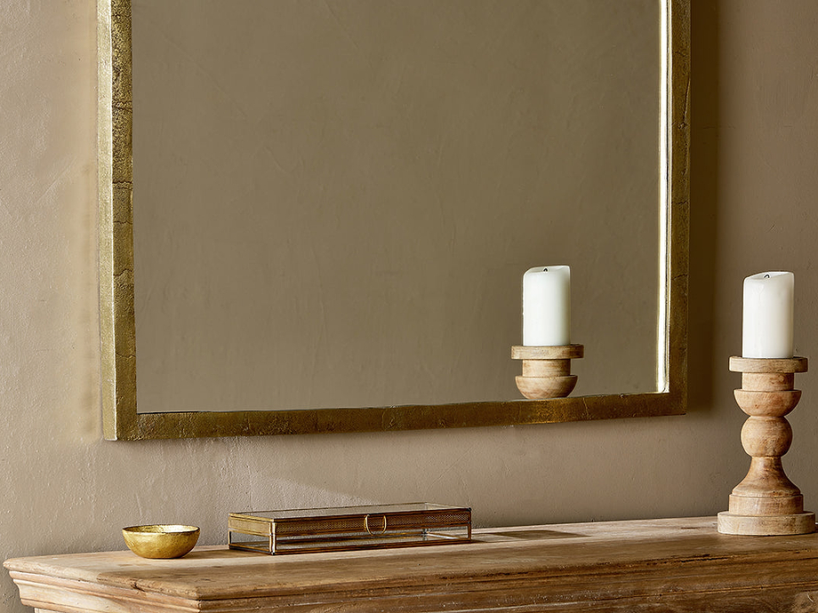 Murwara Arch Mirror - Antique Brass