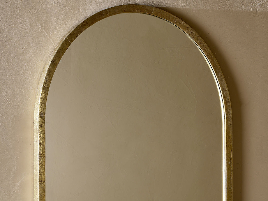 Murwara Arch Mirror - Antique Brass