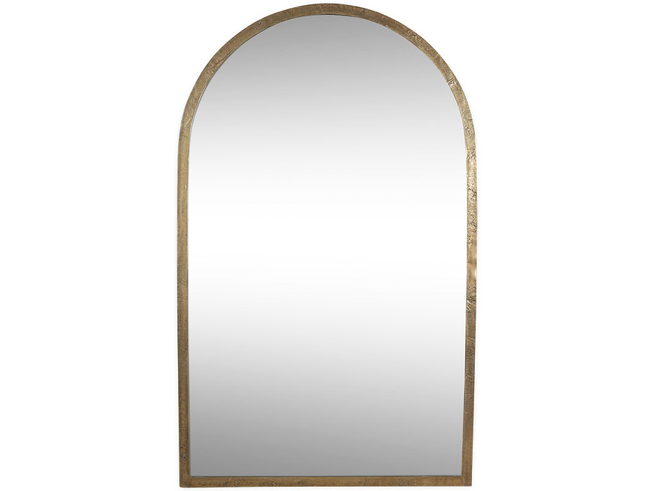 Murwara Full Length Arched Mirror - Antique Brass