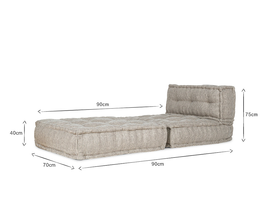 Nadeeka Modular Extension - Soft Grey