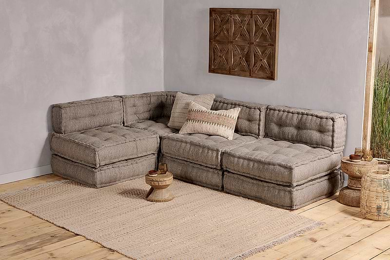 Nadeeka Modular Sofa - Soft Grey - Set