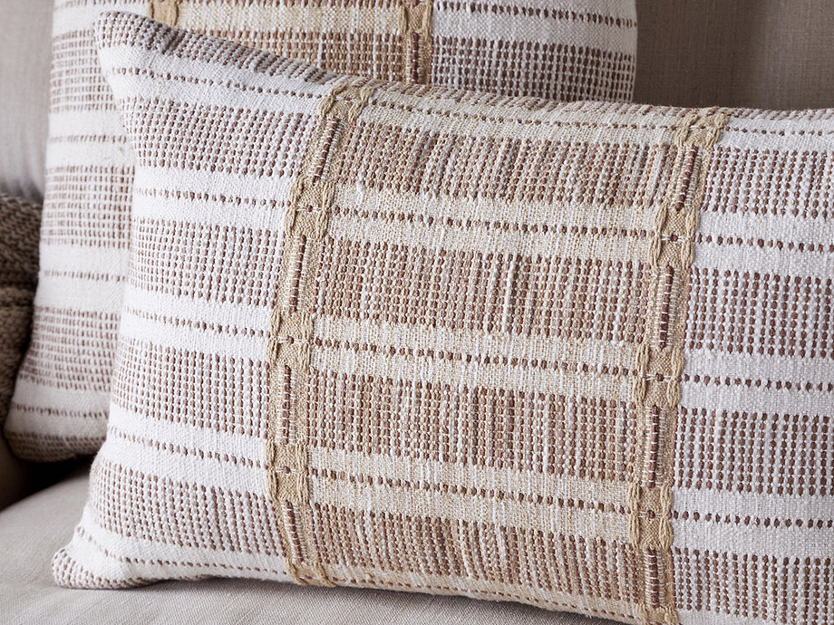 Nayika Cotton Cushion Cover - Rust