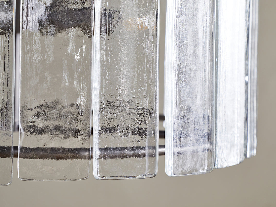 Nauka Statement Pendant - Aged Bronze & Clear
