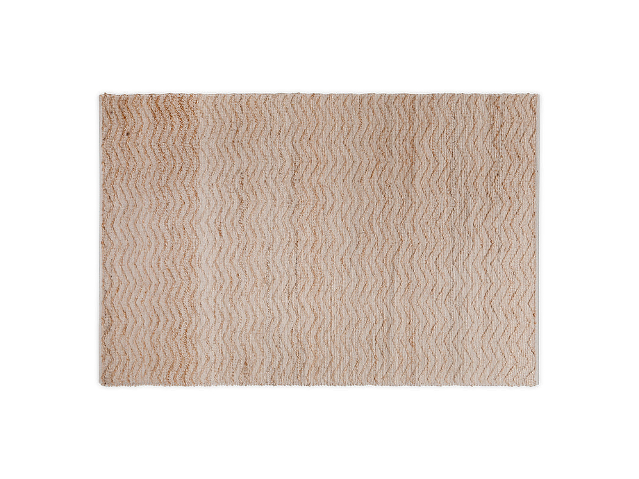 Nabami Chevron Jute Rug - Natural