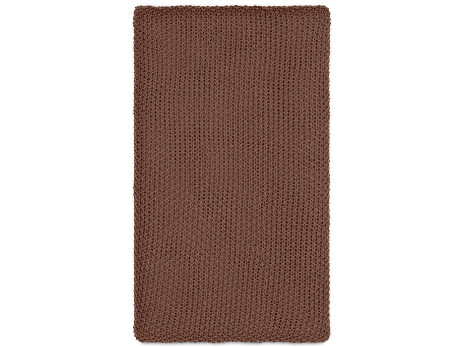 Nahan Moss Stitch Cotton Throw - Rust