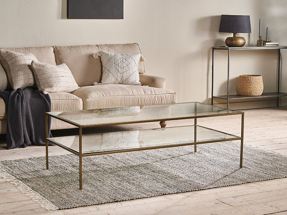 Nakuru Iron & Glass Coffee Table