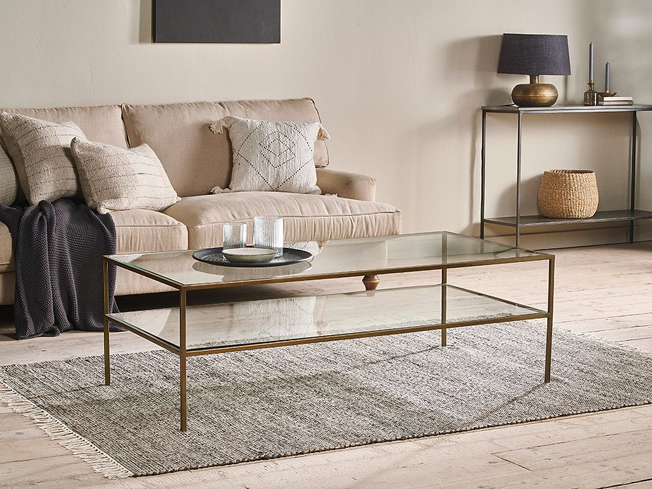 Nakuru Iron & Glass Coffee Table