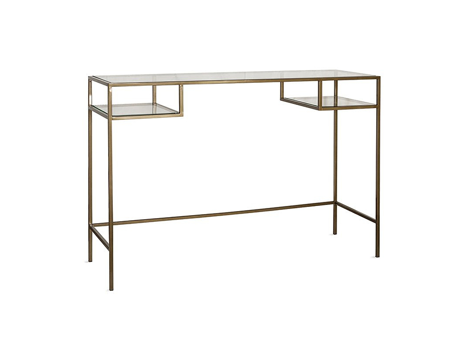 Nakuru Iron & Glass Console Table