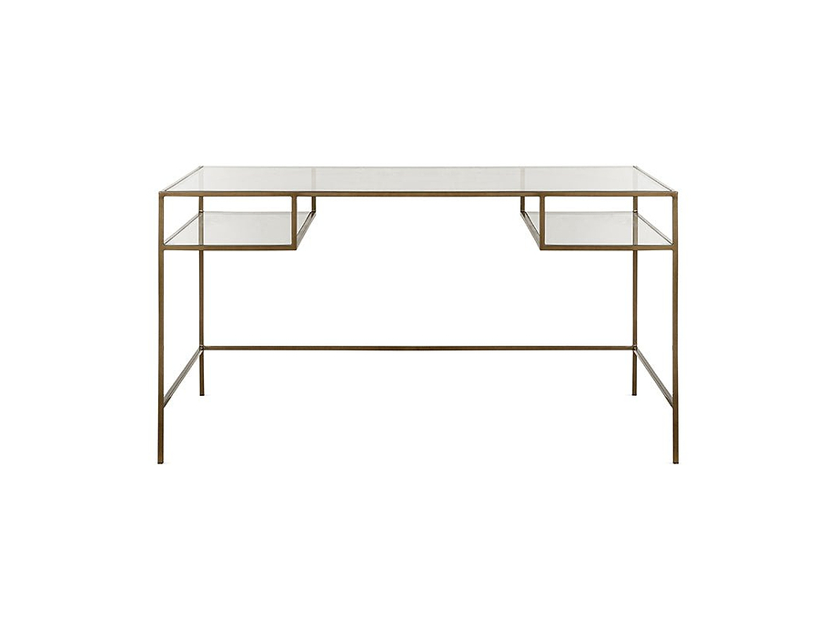 Nakuru Iron & Glass Desk