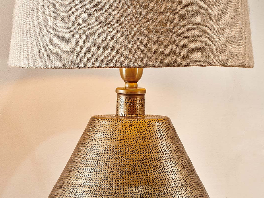 Nalgonda Lamp - Antique Brass - Large