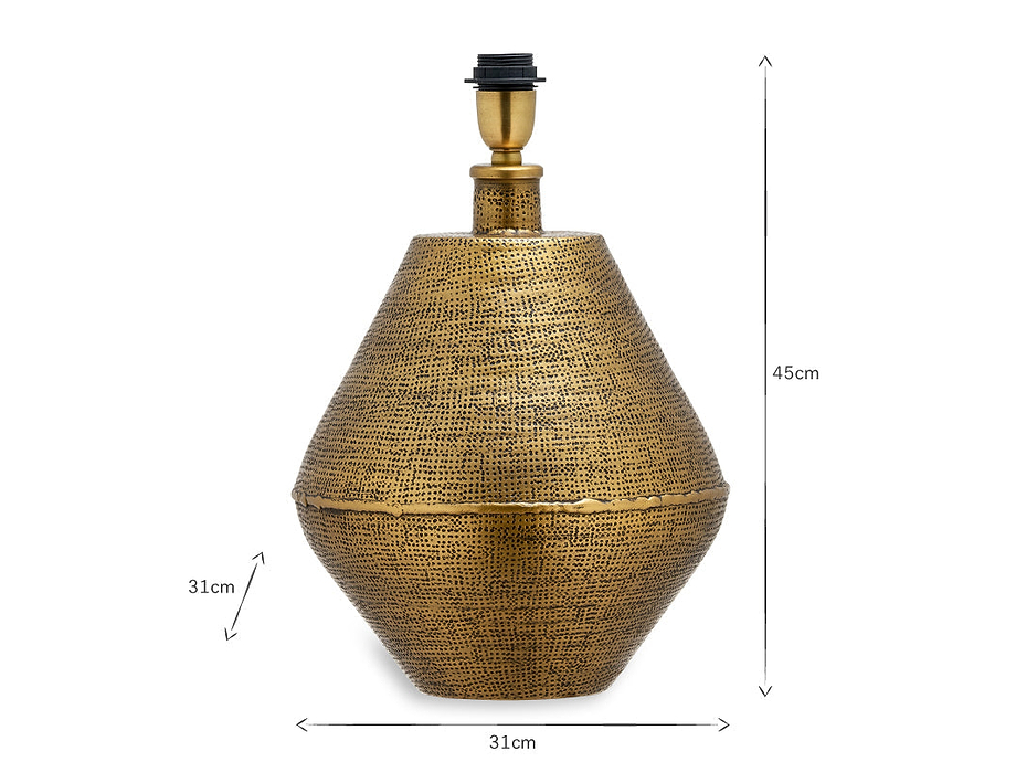 Nalgonda Lamp - Antique Brass - Large