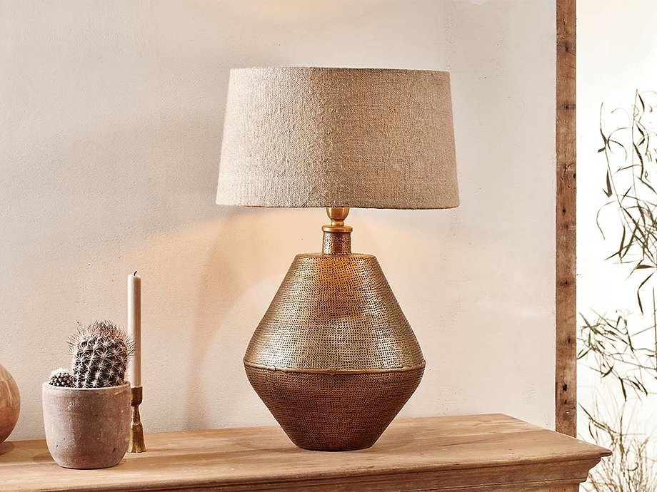 Nalgonda Lamp - Antique Brass - Large