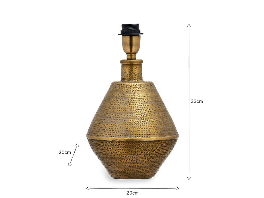 Nalgonda Lamp - Antique Brass - Small