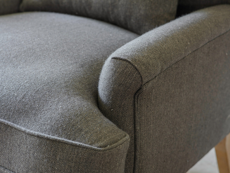 Nalla Wool Armchair - Charcoal