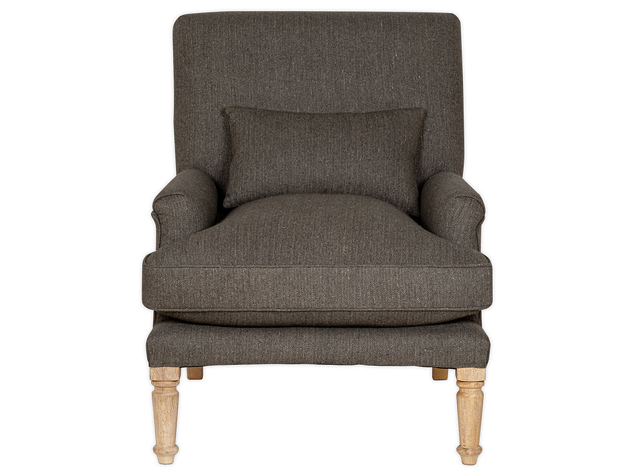 Nalla Wool Armchair - Charcoal