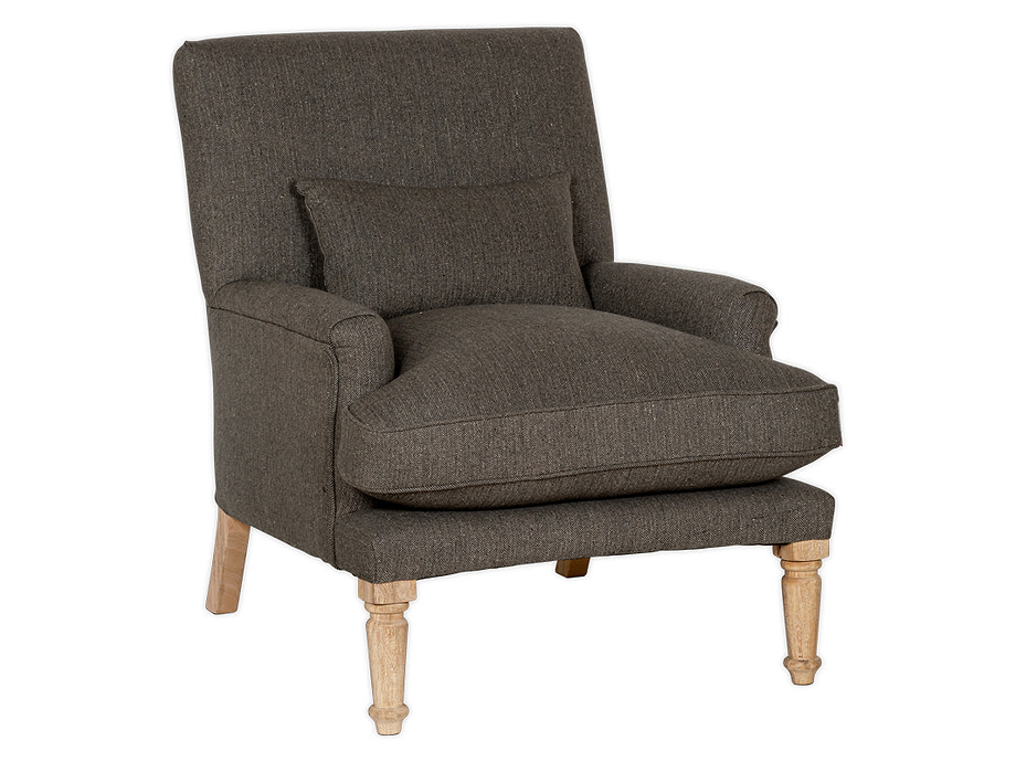 Nalla Wool Armchair - Charcoal