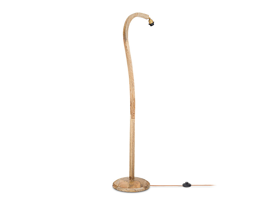 Namira Mango Wood Floor Lamp - Natural