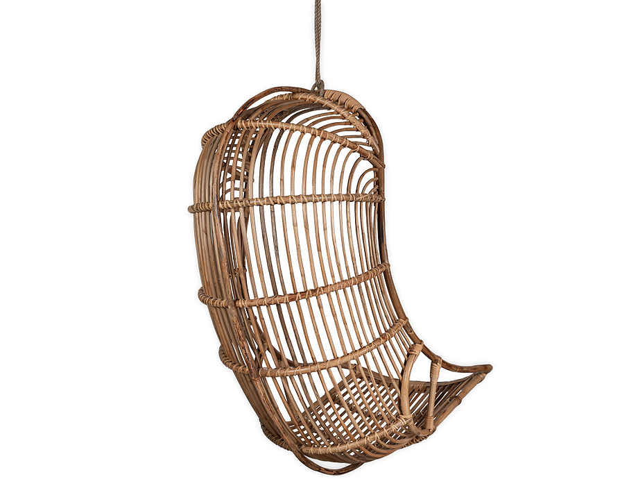 Nesari Rattan Hanging Chair - Natural