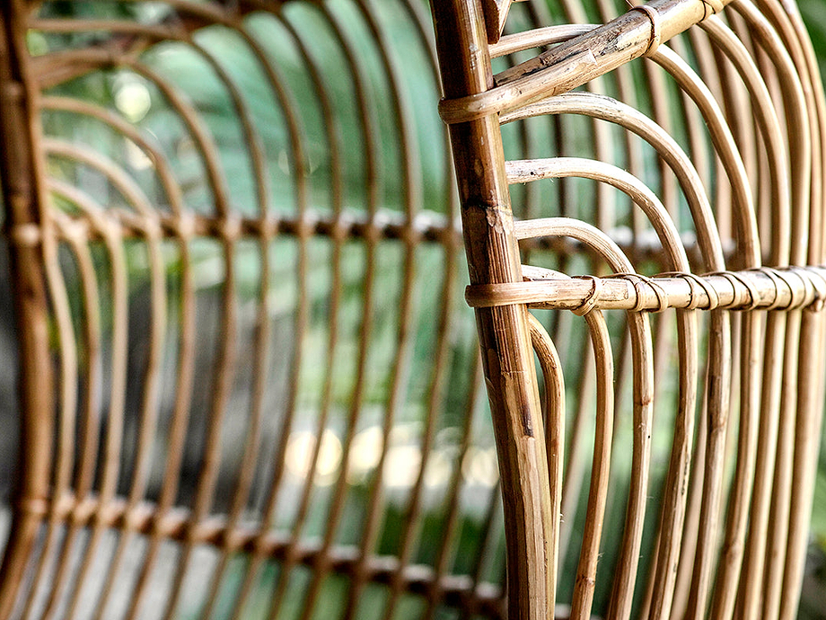 Nesari Rattan Hanging Chair - Natural