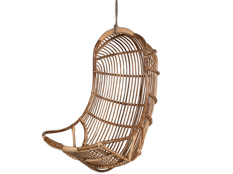 Nesari Rattan Hanging Chair - Natural
