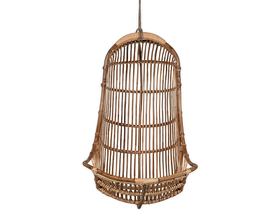 Nesari Rattan Hanging Chair - Natural