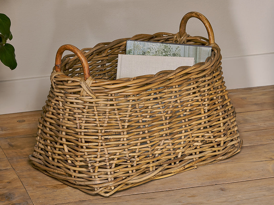 Netra Rattan Basket - Natural