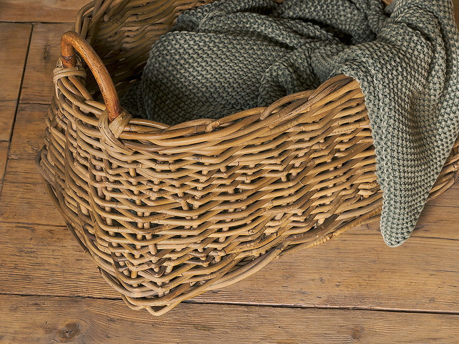 Netra Rattan Basket - Natural