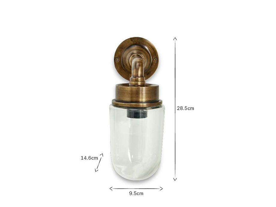 Ngari Outdoor Light - Antique Brass