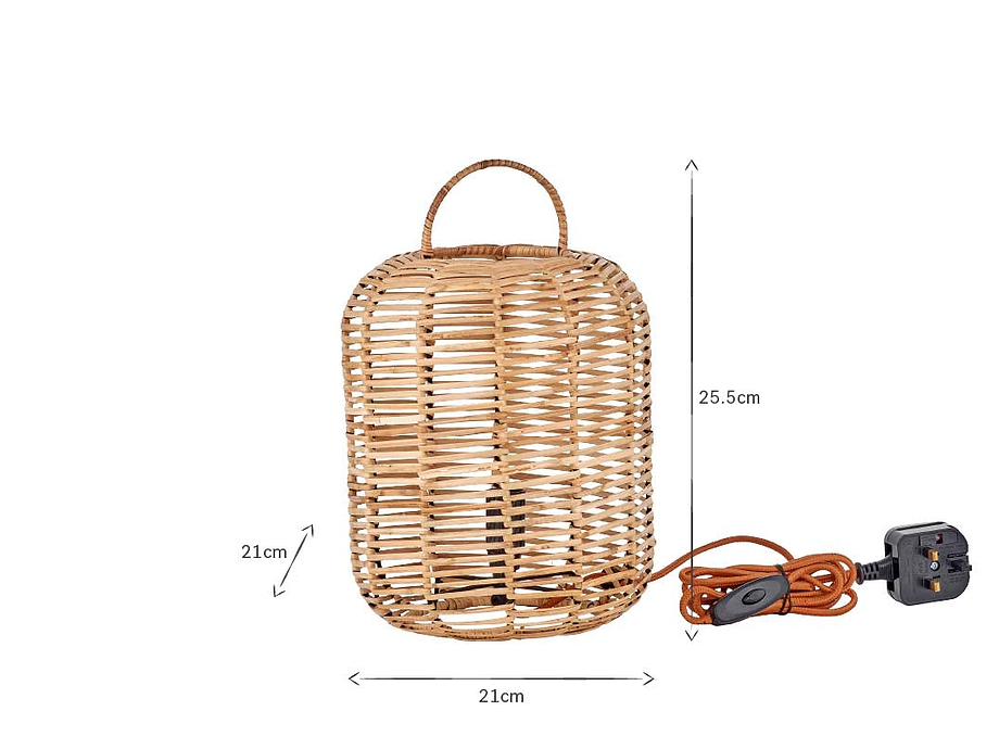 Noko Rattan Lamp - Extra Small