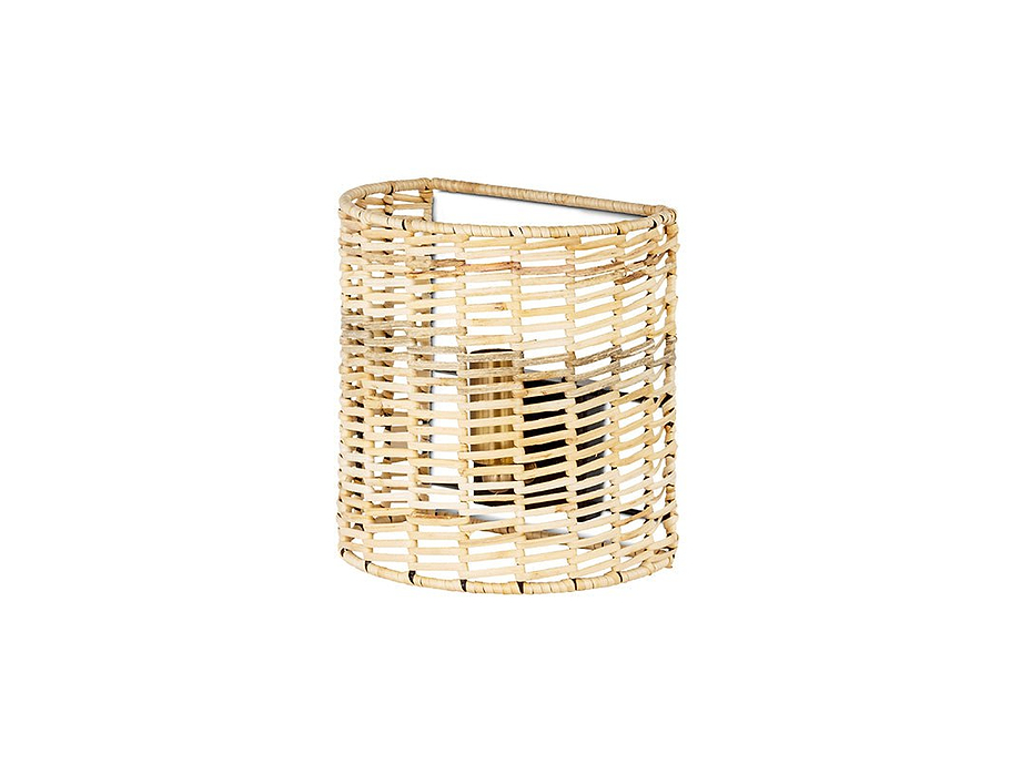 Noko Rattan Wall Lamp - Small