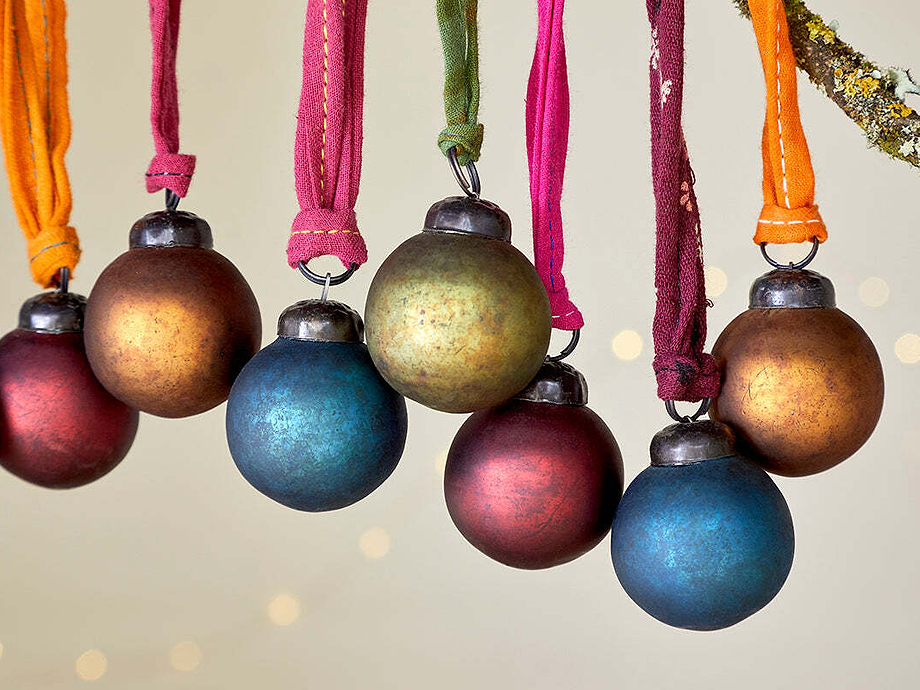 Oko Mini Baubles - Mixed Matt (Set of 12)