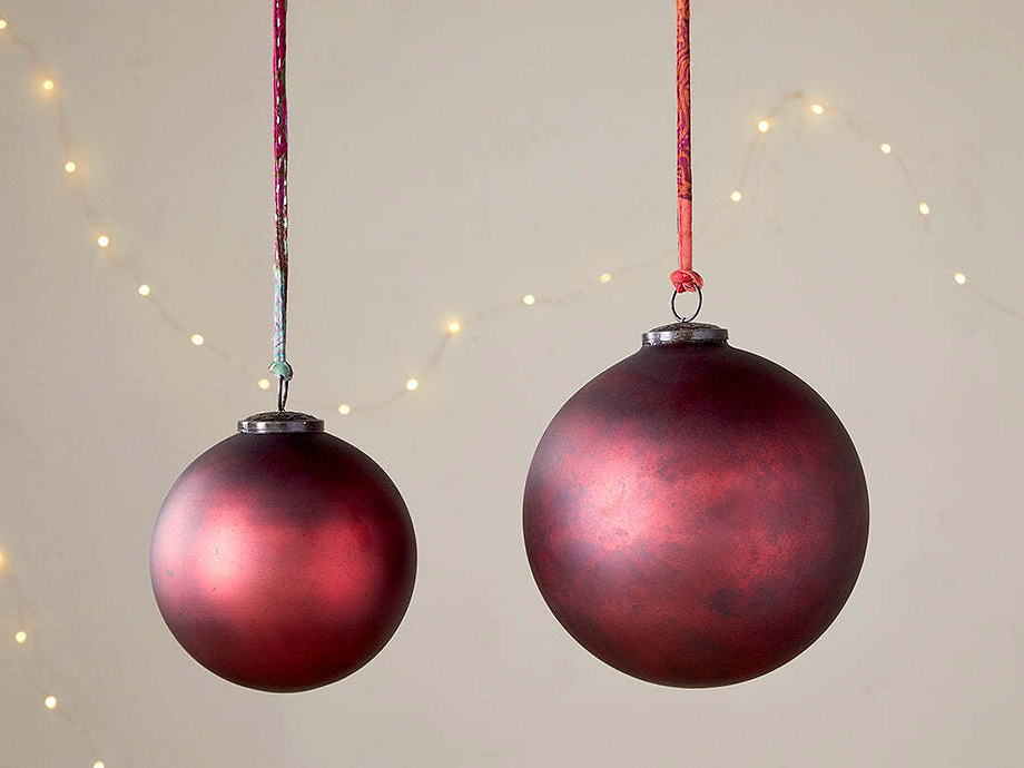Oko Giant Bauble - Matt Bordeaux