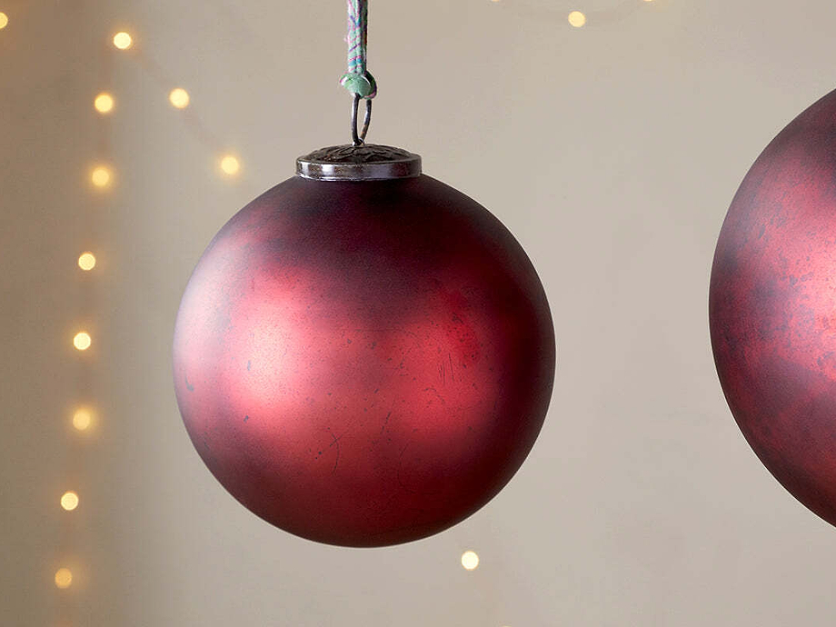 Oko Giant Bauble - Matt Bordeaux