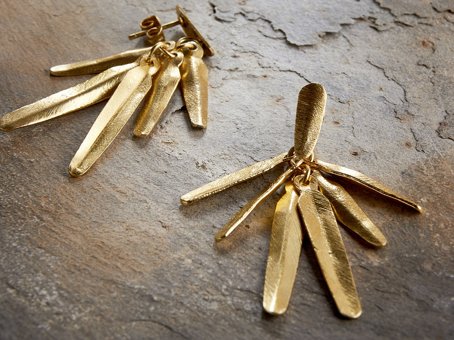 Omuti Earrings - Gold