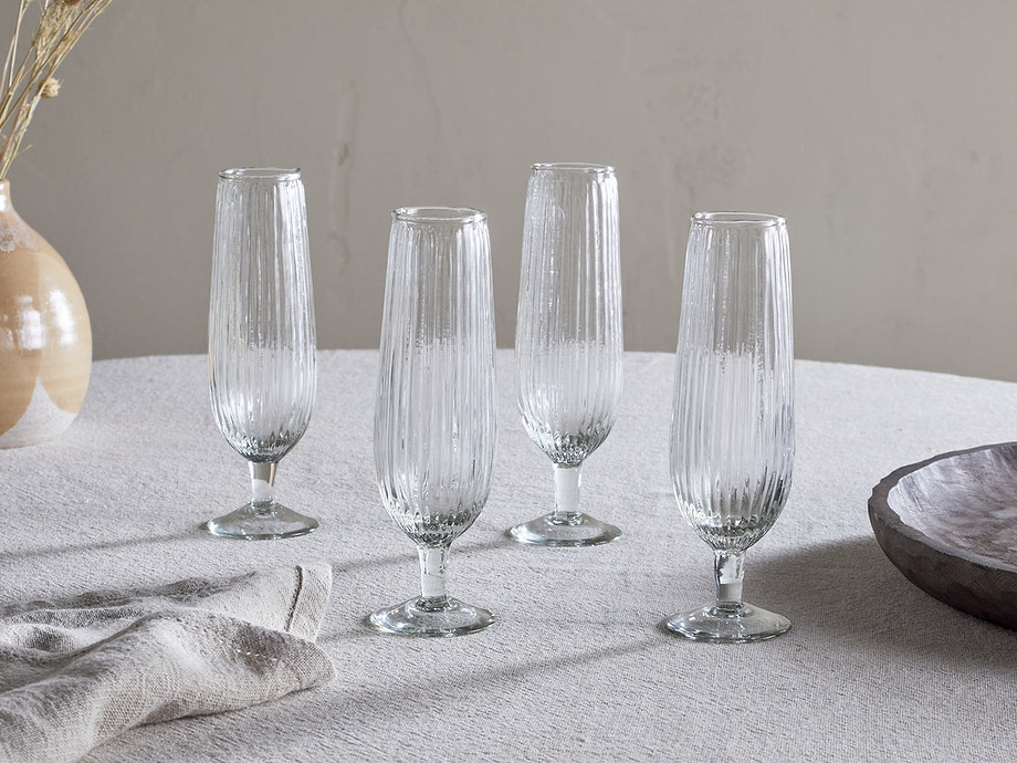 Otuba Champagne Flute - Clear (Set of 4)