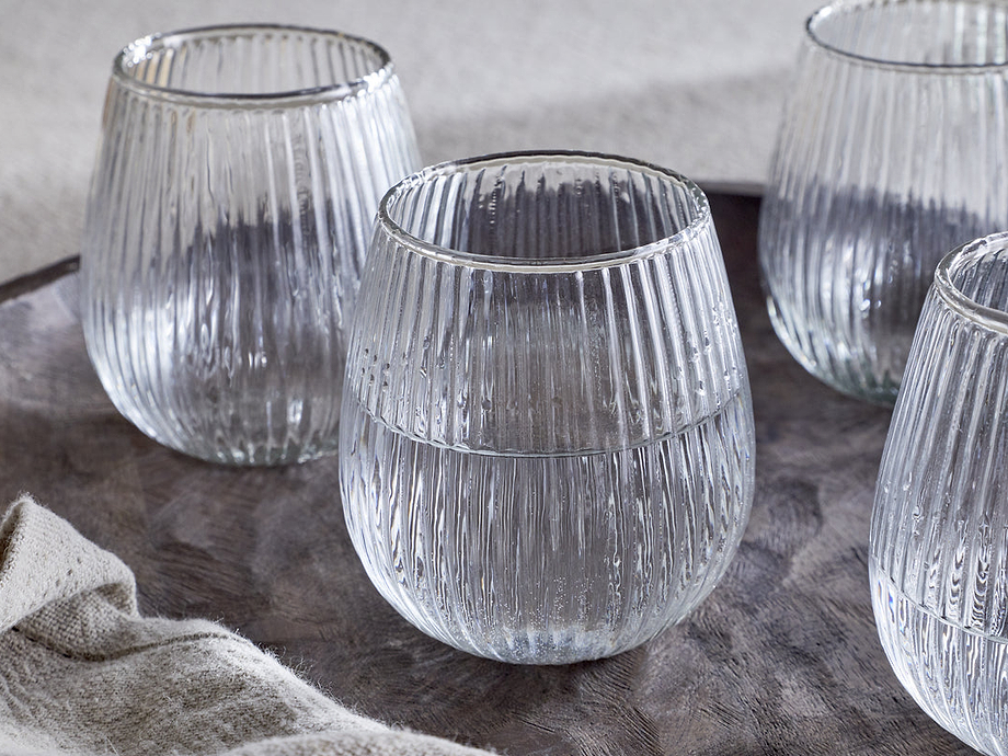 Otuba Tumbler - Clear (Set of 4)