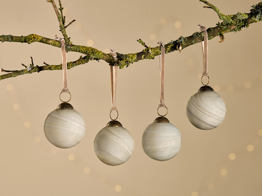 Oja Baubles - Natural (Set of 4)