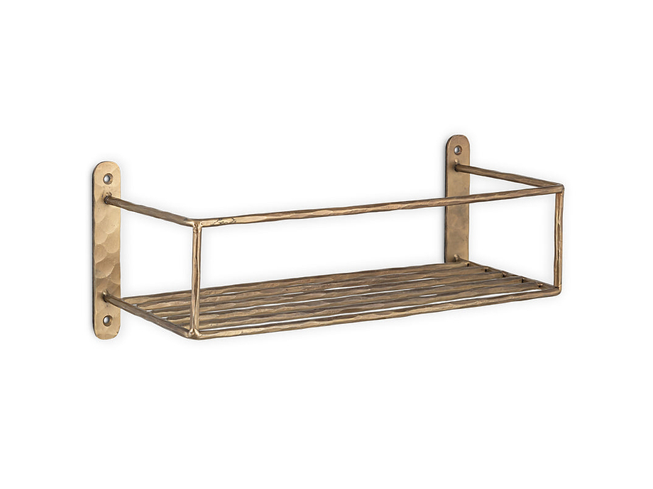 Olani Bathroom Shelf - Antique Brass